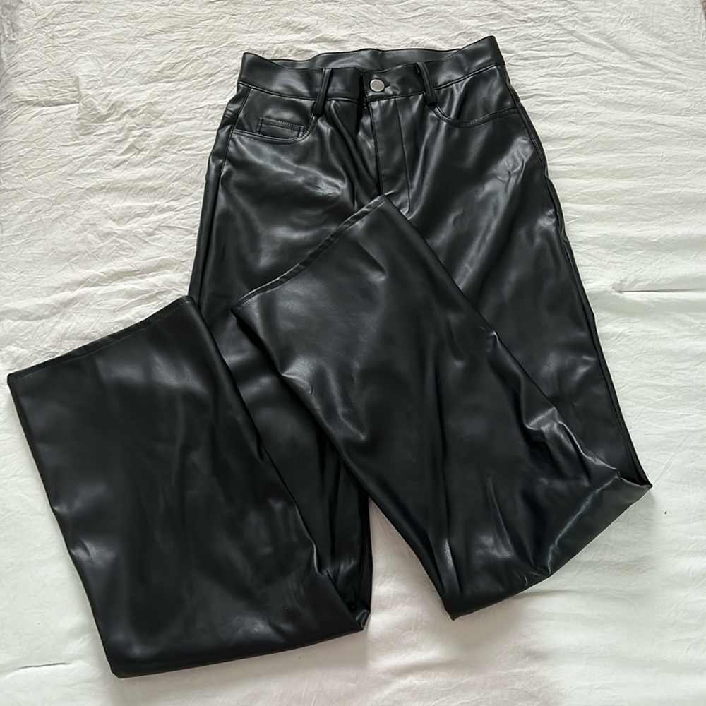 leather pants from forever 21 in size small